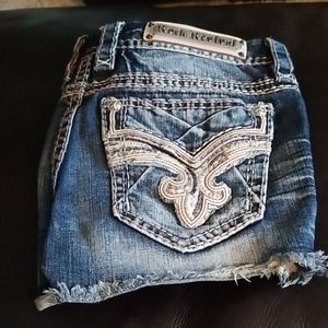 Rock revial  jean shorts